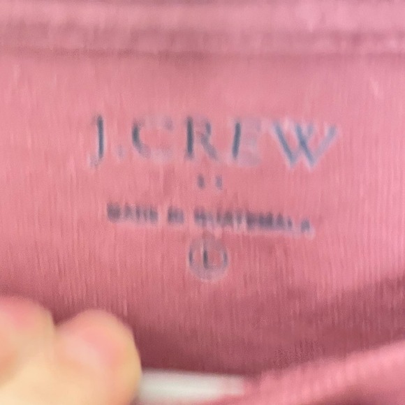 J. Crew Factory long Sleeve Cotton Crab tshirt sz.L - Picture 6 of 8